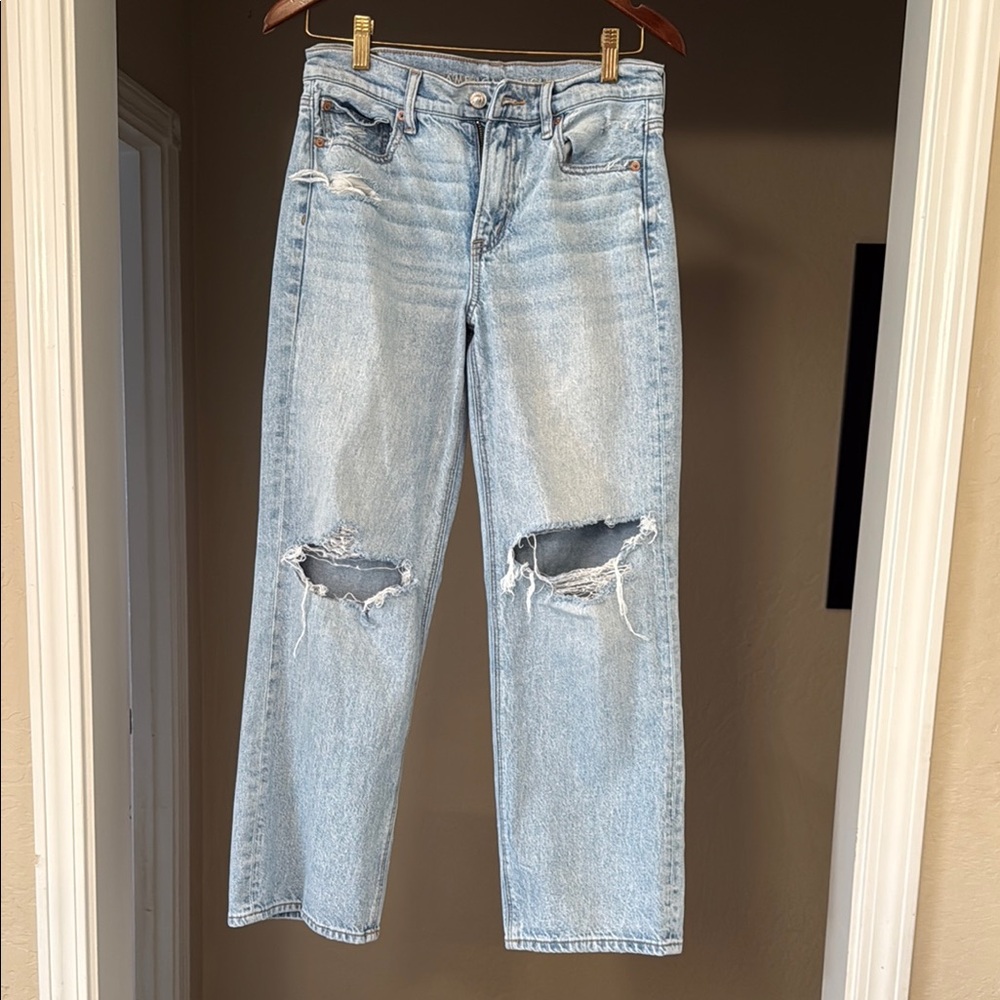 American Eagle Stovepipe Light Blue Women's Jeans